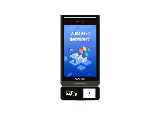 8 pollici IP66 QR Code Touchless Biometric Face Recognition Terminal di controllo accesso per un accesso facile e veloce