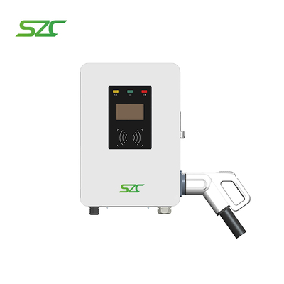 SZC Samll caricabatterie a corrente continua 7kW 15kW CCS2 Uso a domicilio veloce Plie di ricarica a parete OCPP 2.0J Opzionale