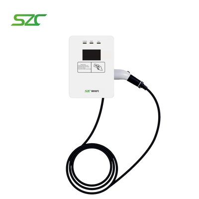 Caricabatterie per veicoli elettrici in vetro temperato da 7 kW a 11 kW a 22 kW per uso commerciale nei parcheggi interni