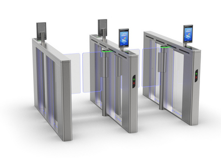 Supermercato Torniture Porta di velocità con riconoscimento facciale Opzione Servo Motor Person Control